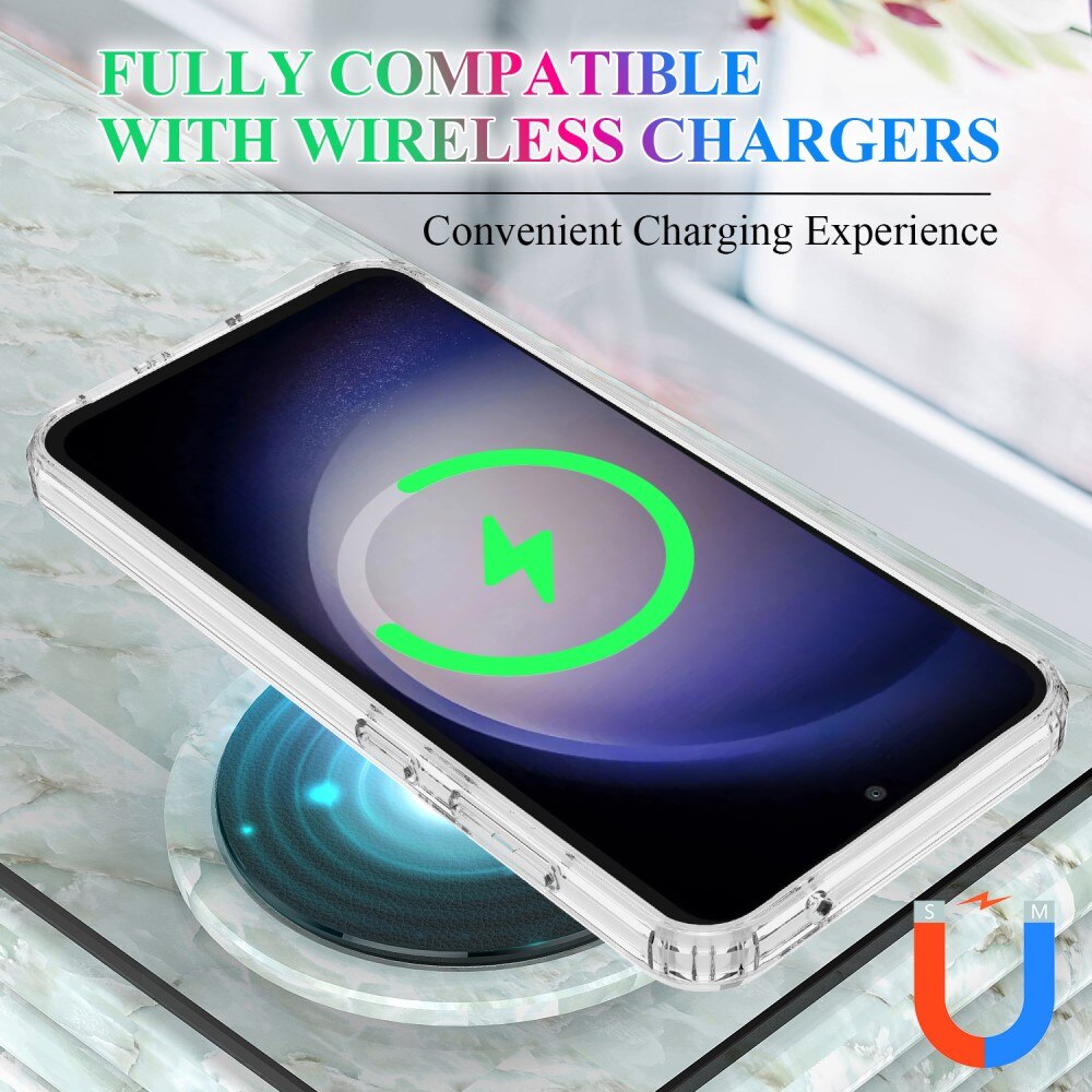 Hybridcase MagSafe Samsung Galaxy S23 FE transparant