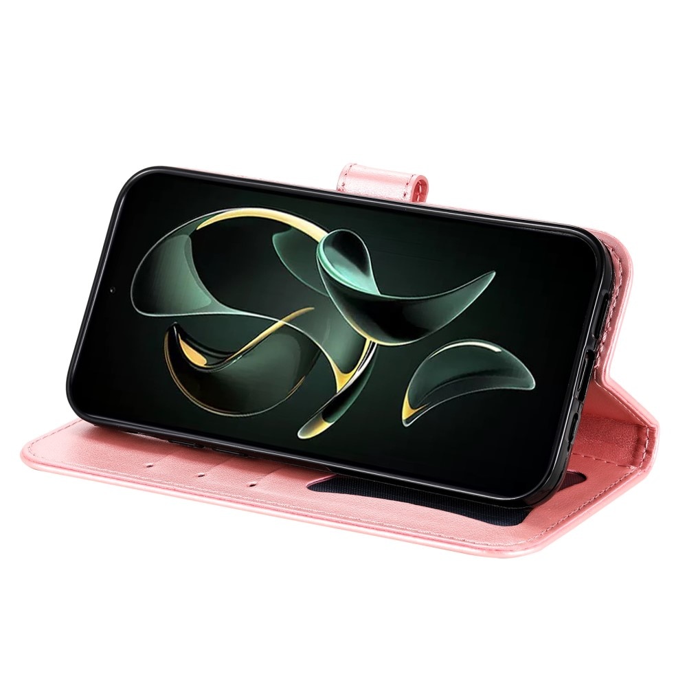 Xiaomi 13T Pro Leren Mandalahoesje roze