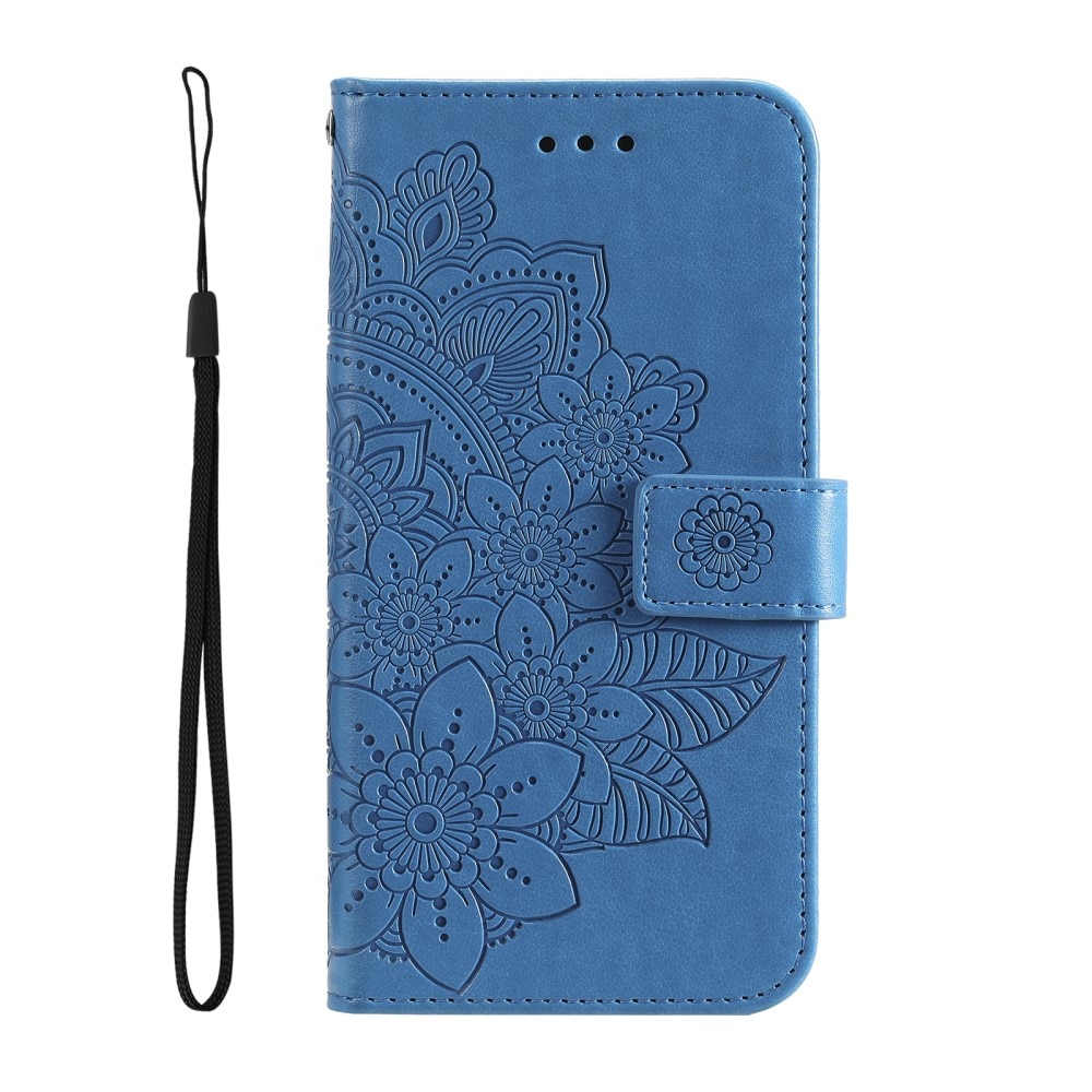 Xiaomi 13T Pro Leren Mandalahoesje blauw
