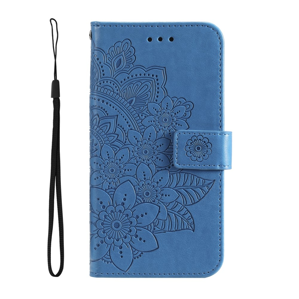 Xiaomi 13T Leren Mandalahoesje blauw