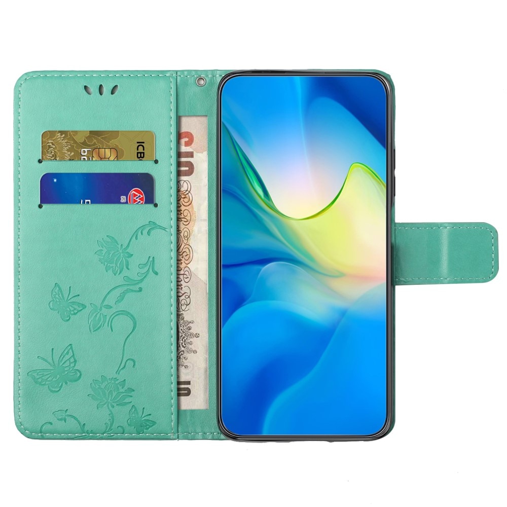 Samsung Galaxy A05s Leren vlinderhoesje groen