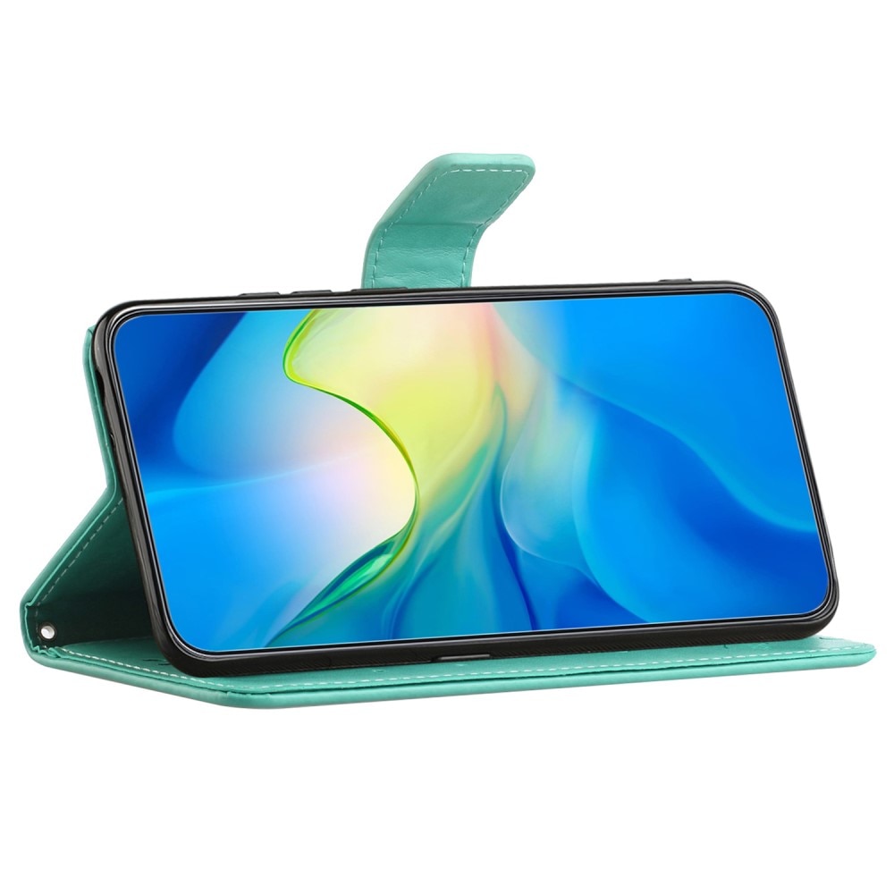 Samsung Galaxy A05s Leren vlinderhoesje groen