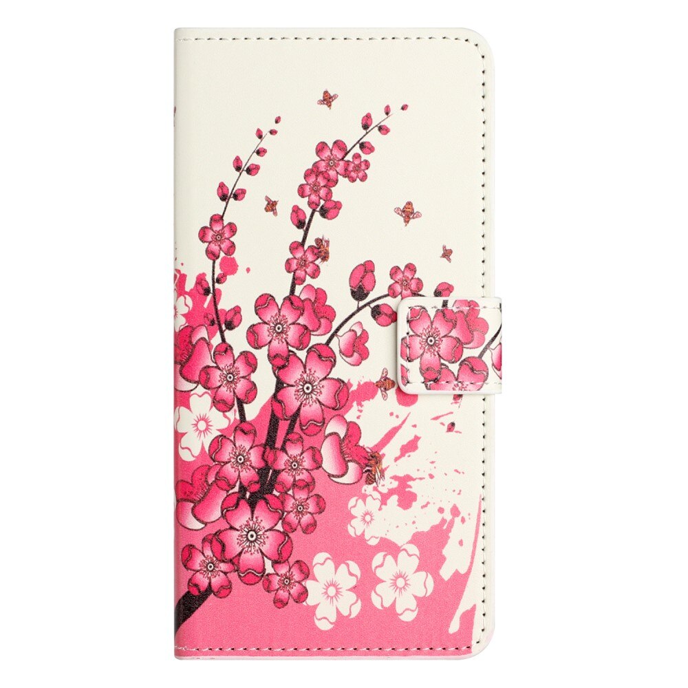 Samsung Galaxy A15 Bookcover hoesje Kersenbloemen