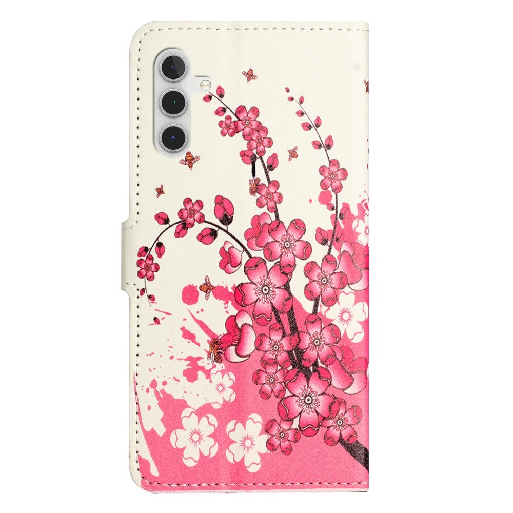 Samsung Galaxy A15 Bookcover hoesje Kersenbloemen