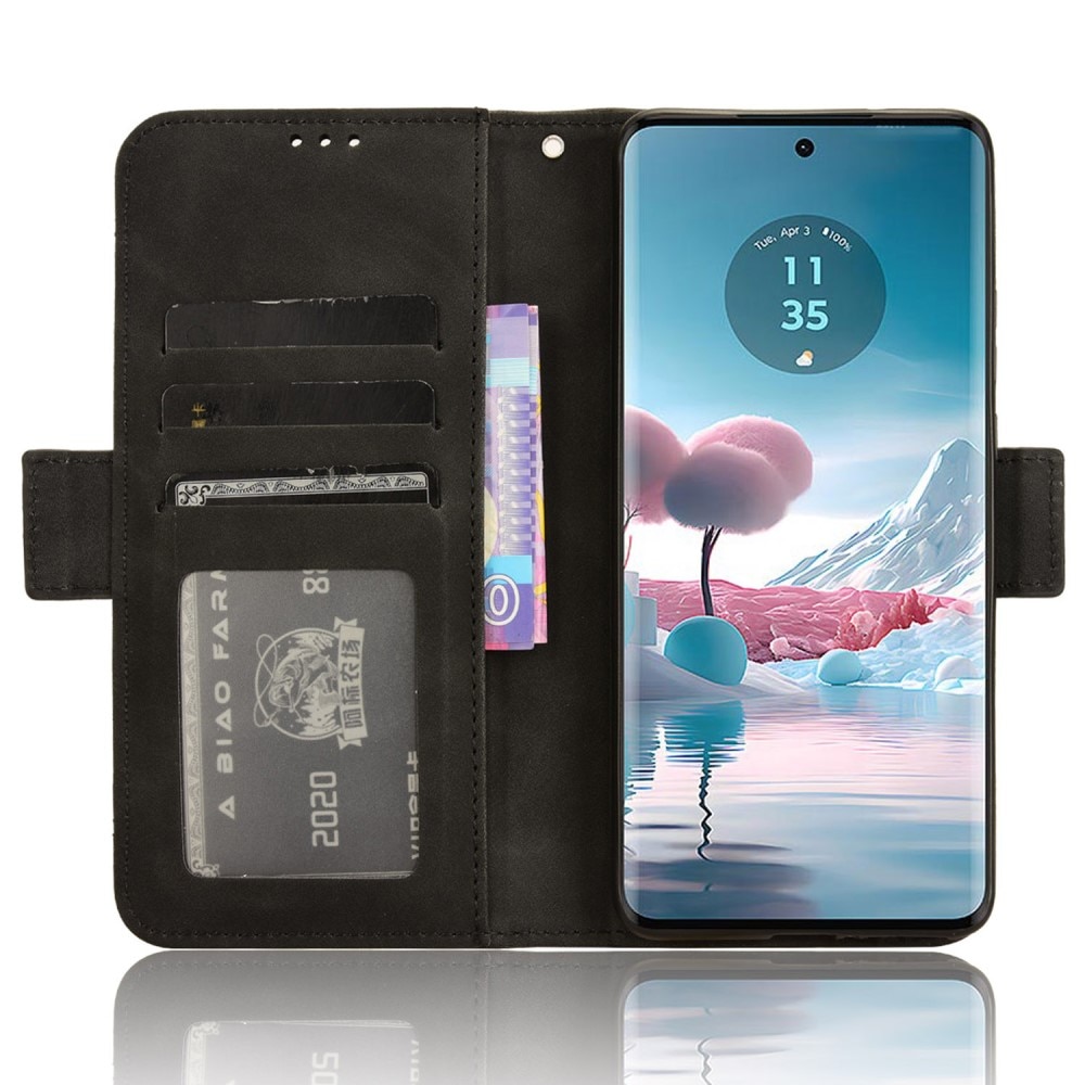 Motorola Edge 40 Neo Multi Bookcover hoesje zwart