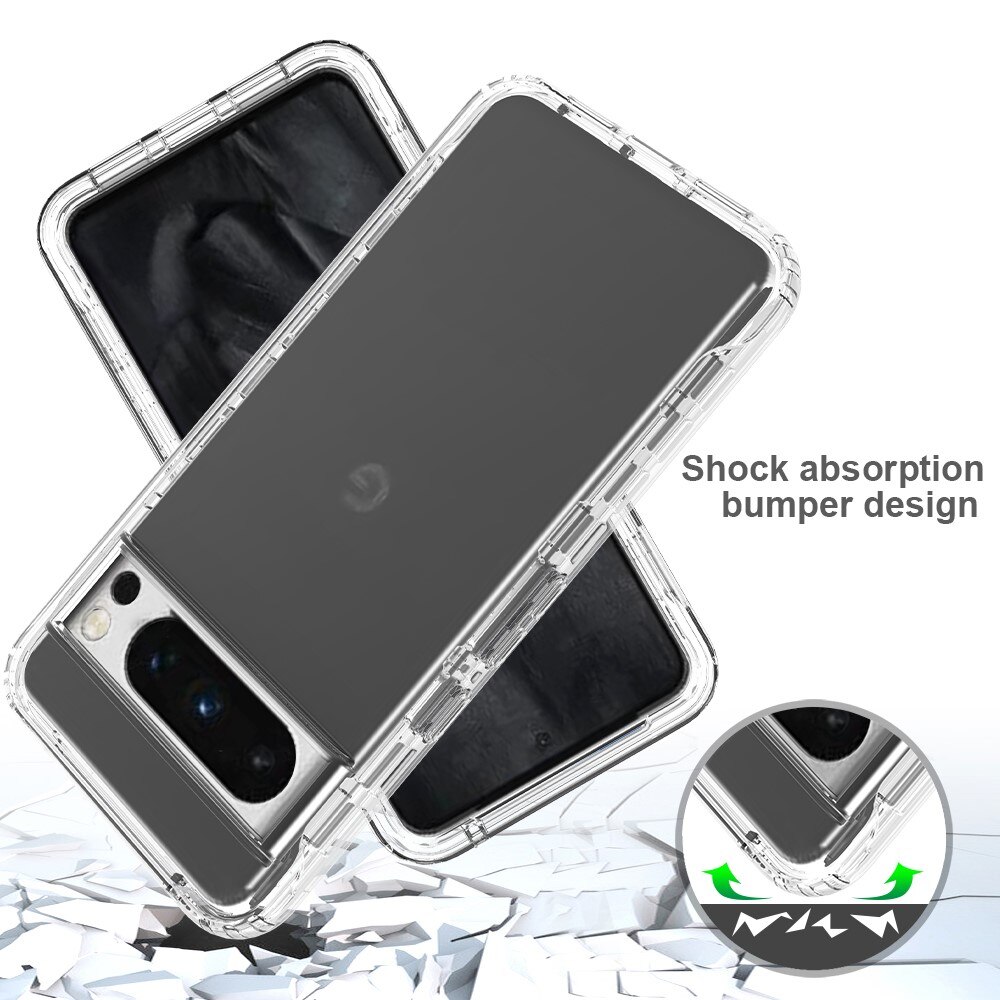 Google Pixel 8 Pro Full Cover Case transparant