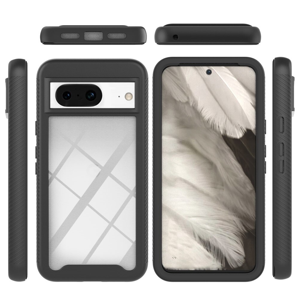 Google Pixel 8 Full Cover Case zwart