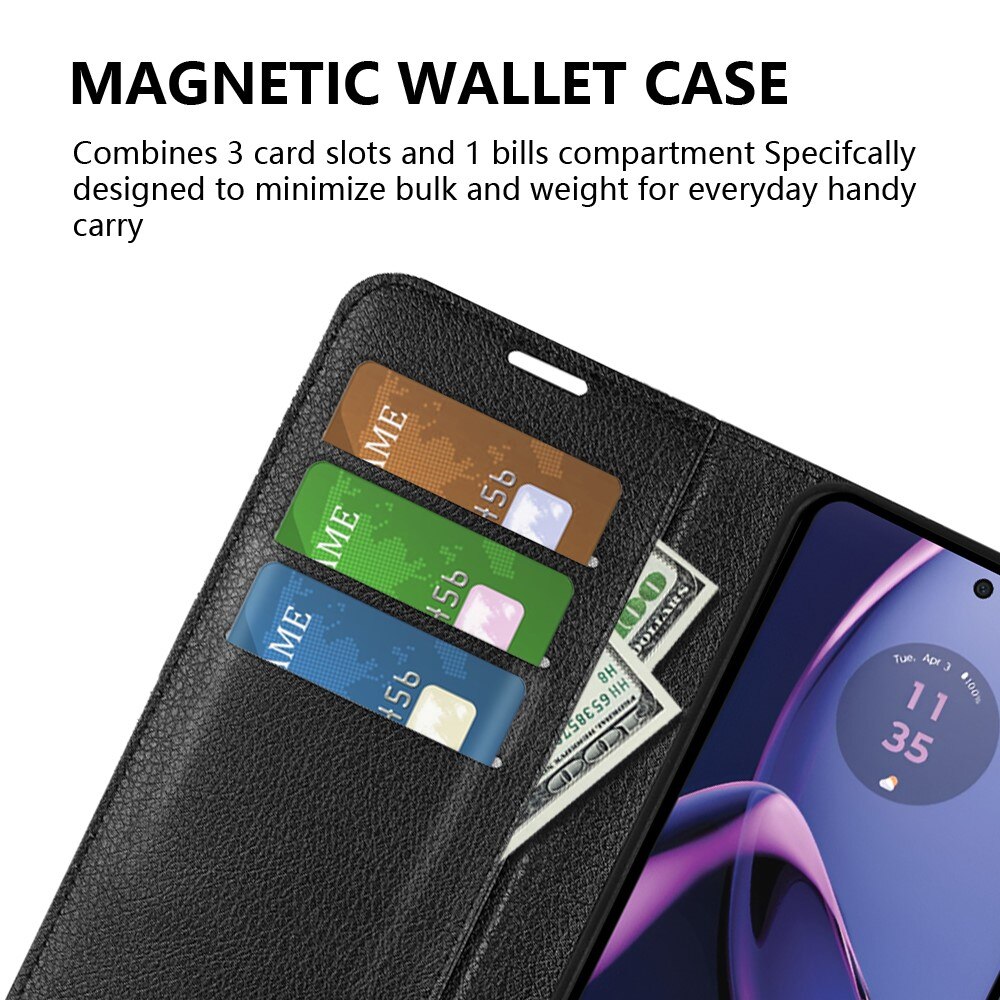 Motorola Moto G84 Smartphonehoesje Zwart