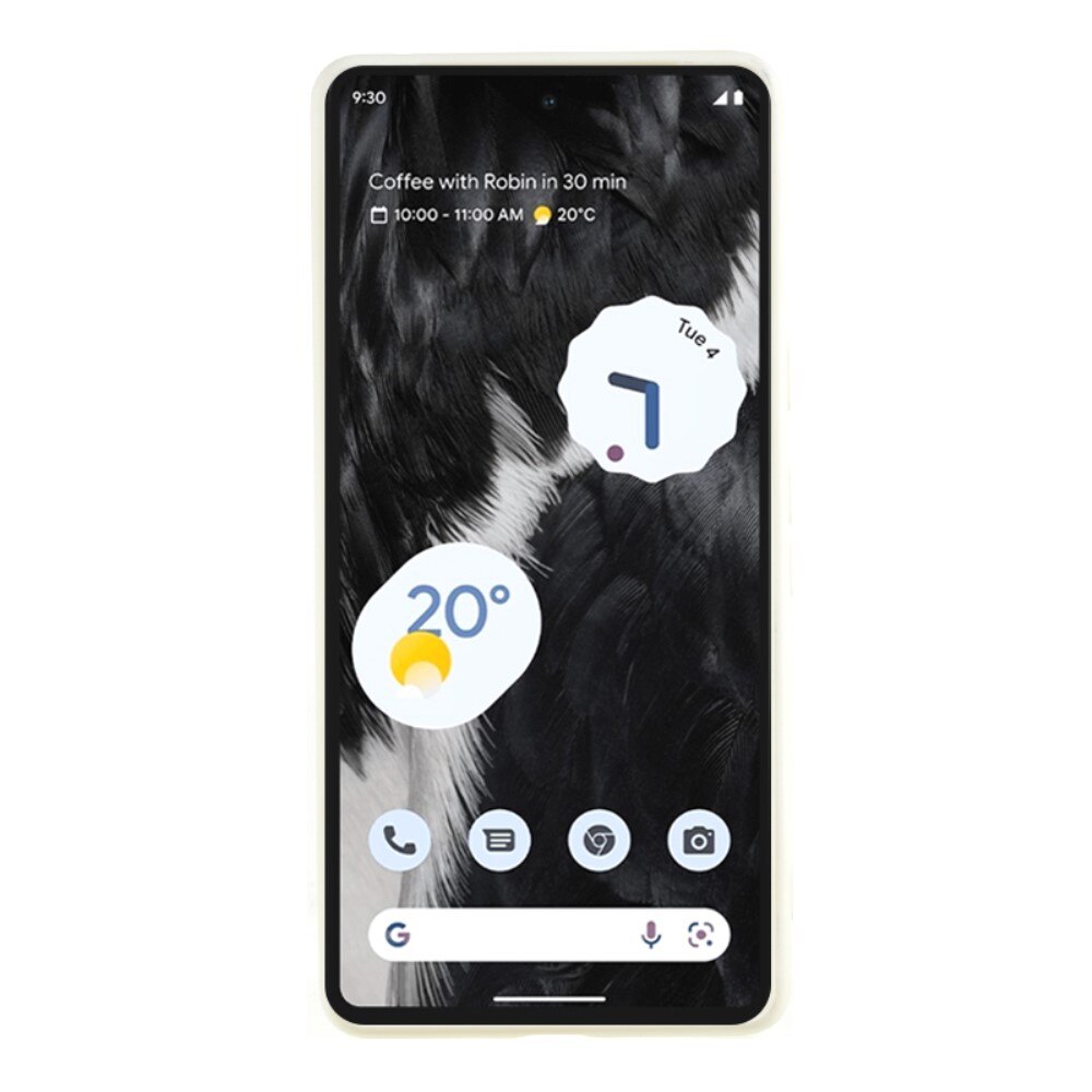 Google Pixel 8 Schokbestendige TPU Case Wit