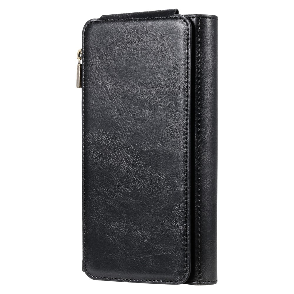 iPhone 15 Pro Magnet Leather Multi-Wallet zwart