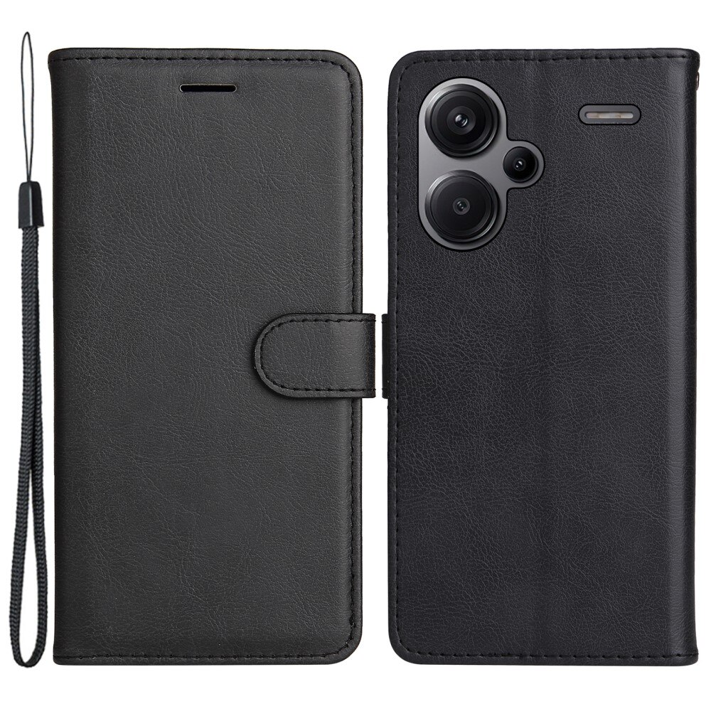 Xiaomi Redmi Note 13 Pro Plus Bookcover hoesje zwart