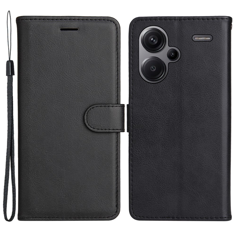 Xiaomi Redmi Note 13 Pro Plus Bookcover hoesje zwart