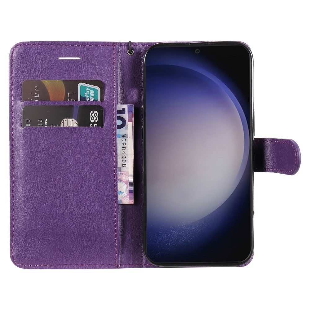 Samsung Galaxy S24 Bookcover hoesje paars