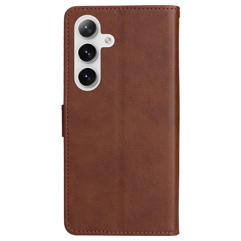 Samsung Galaxy S24 Bookcover hoesje bruin