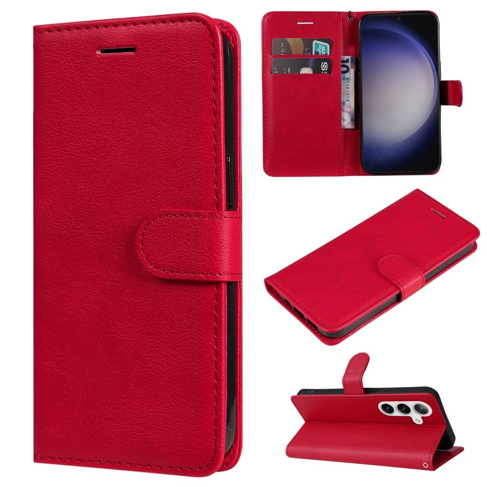 Samsung Galaxy S24 Bookcover hoesje rood