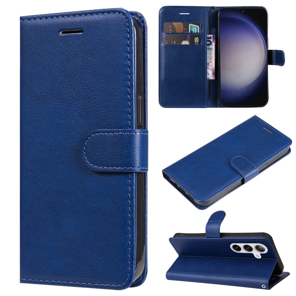 Samsung Galaxy S24 Bookcover hoesje blauw