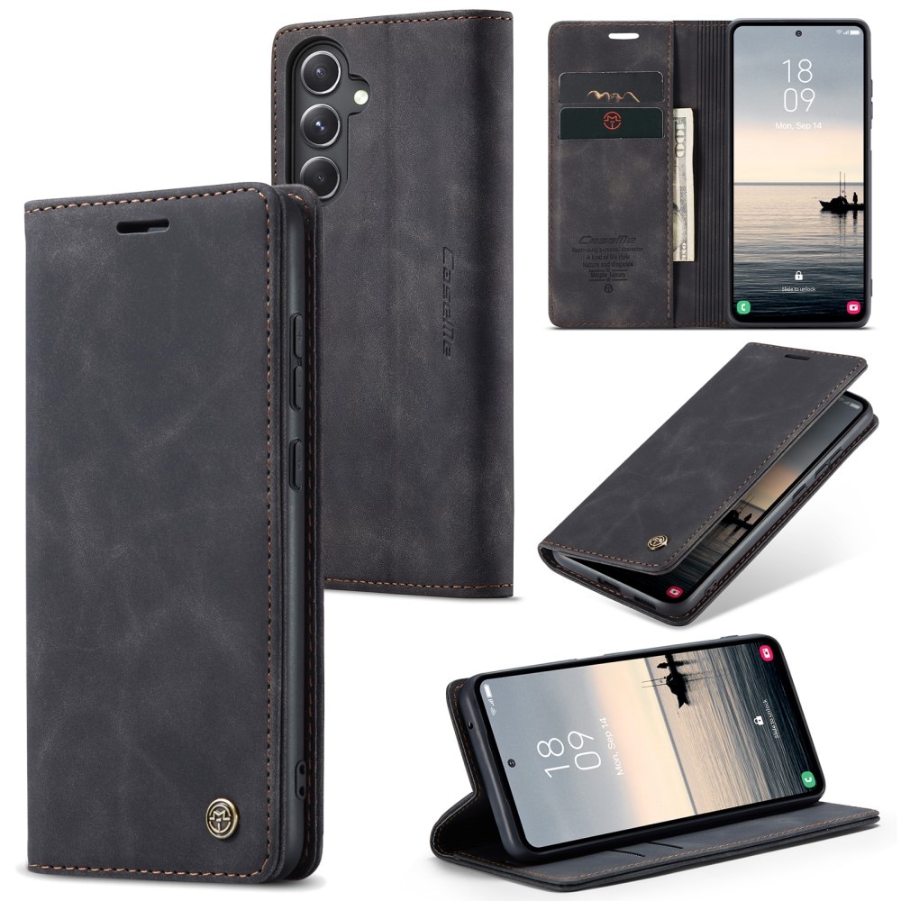 Slim Bookcover hoesje Samsung Galaxy S23 FE zwart