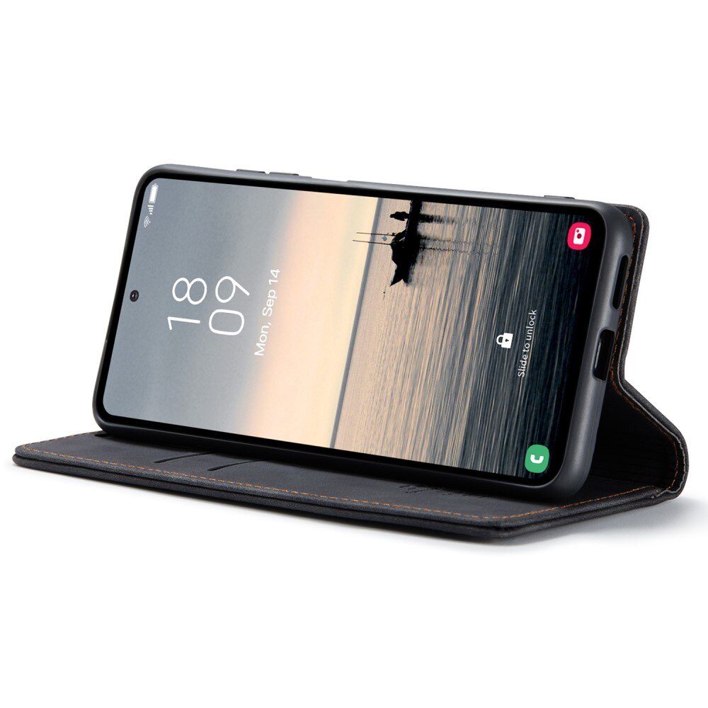 Slim Bookcover Hoesje Samsung Galaxy S23 FE Zwart