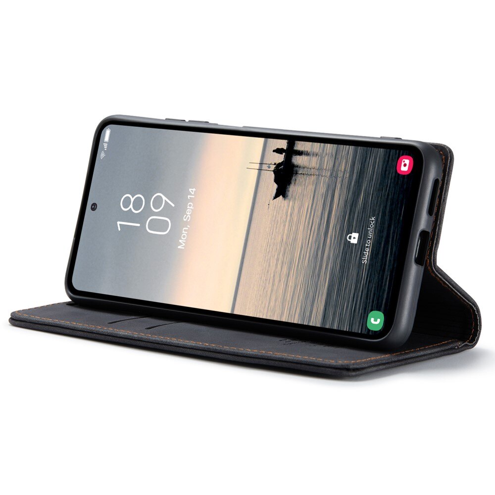 Slim Bookcover hoesje Samsung Galaxy S23 FE zwart