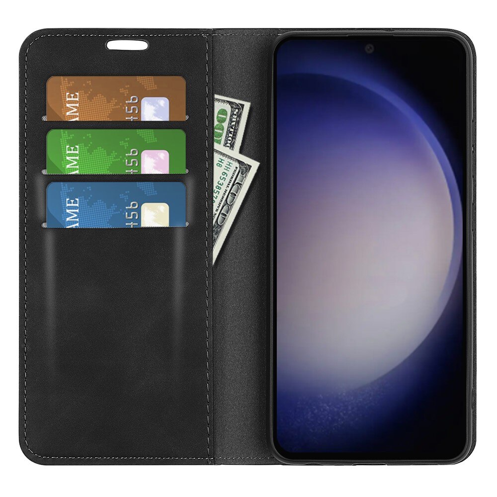 Samsung Galaxy S24 Set van Dunne Bookcover hoesje en Screenprotector