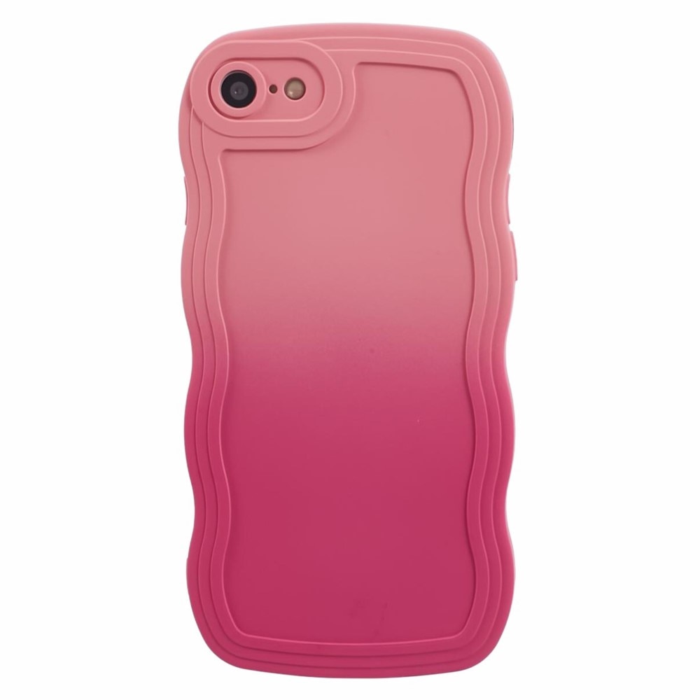 iPhone 7 Wavy Edge Hoesje roze ombre