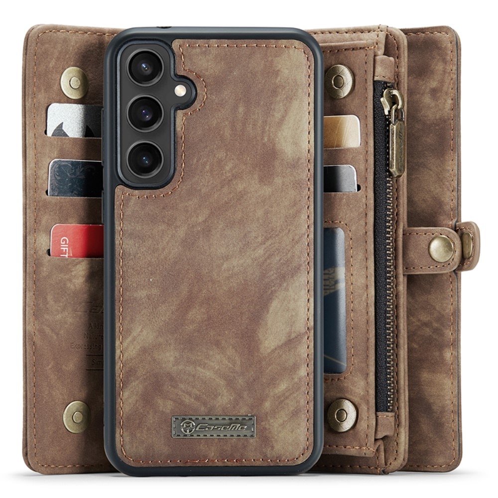 Multi-slot Hoesje Samsung Galaxy S23 FE Bruin