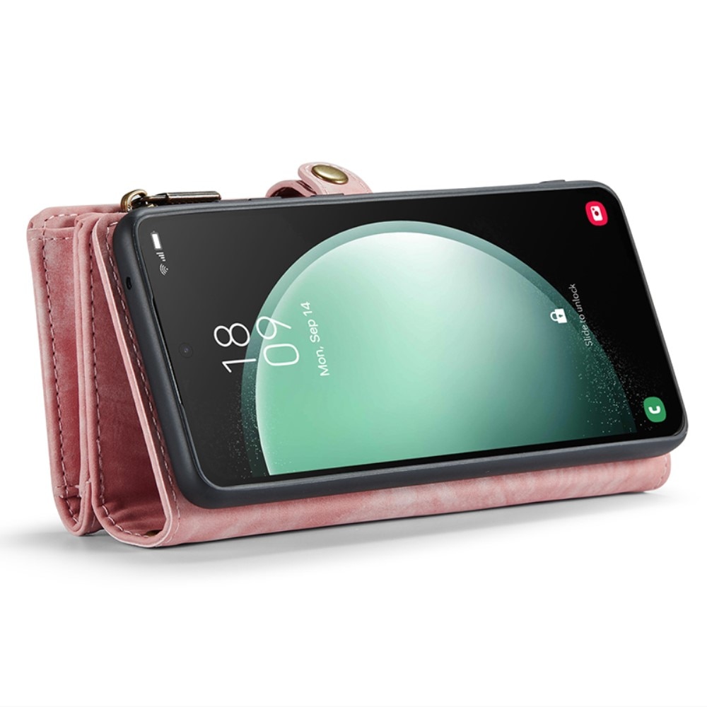Multi-slot Hoesje Samsung Galaxy S23 FE roze