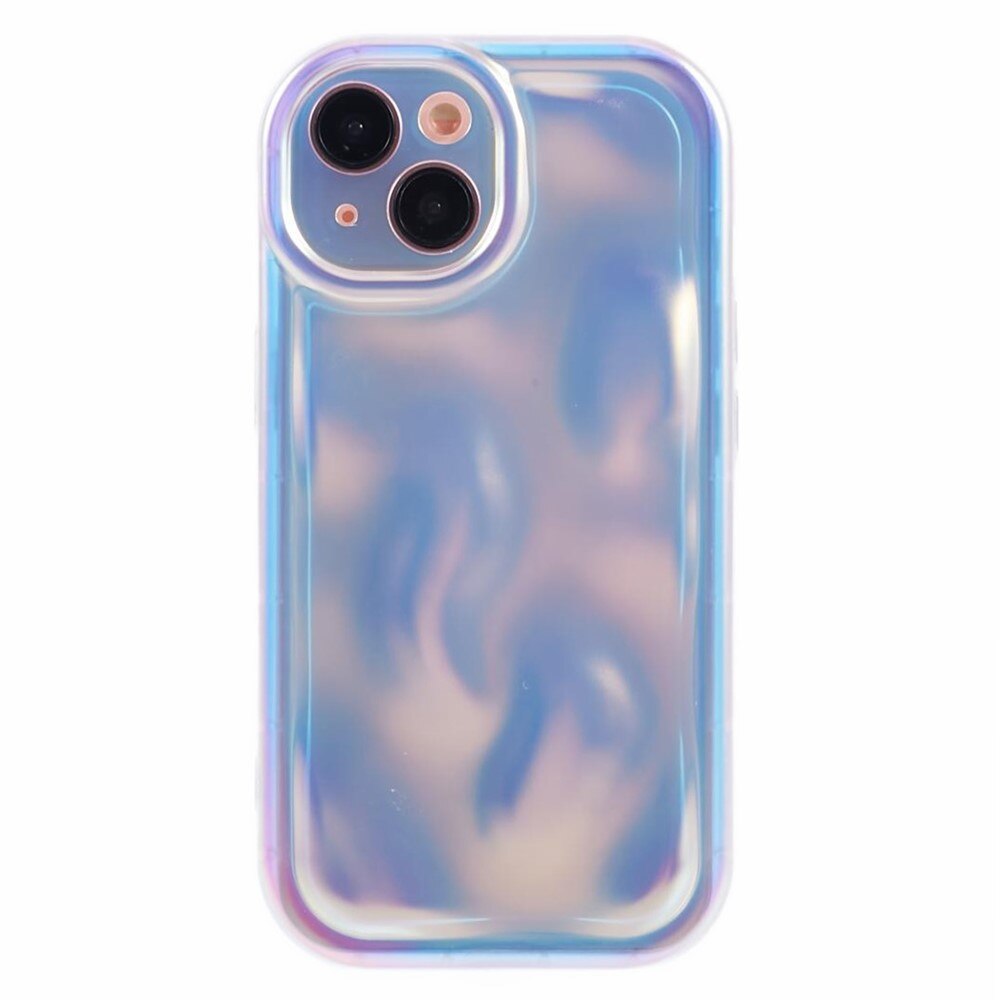 iPhone 15 Wavy TPU Case, parelmoer