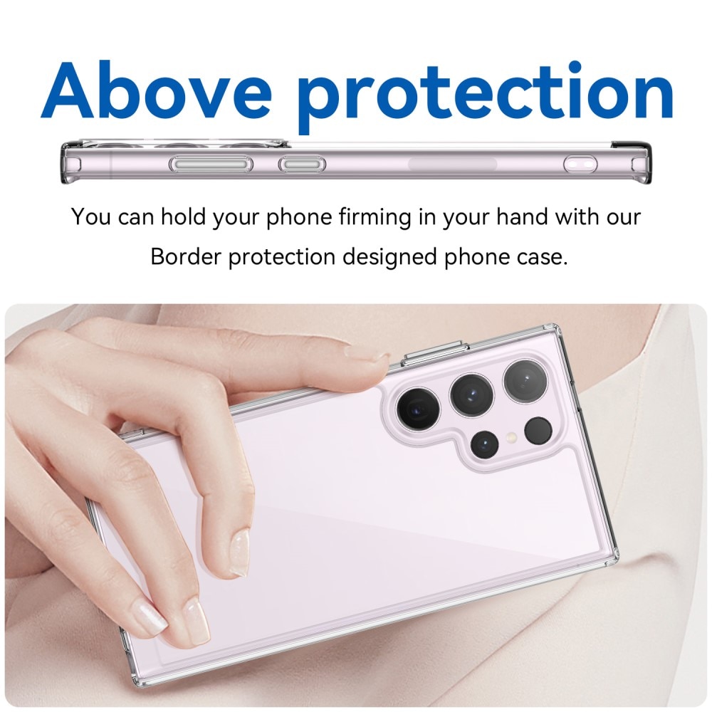 Crystal Hybrid Case Samsung Galaxy S24 Ultra transparant