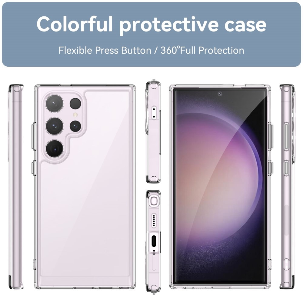 Crystal Hybrid Case Samsung Galaxy S24 Ultra transparant