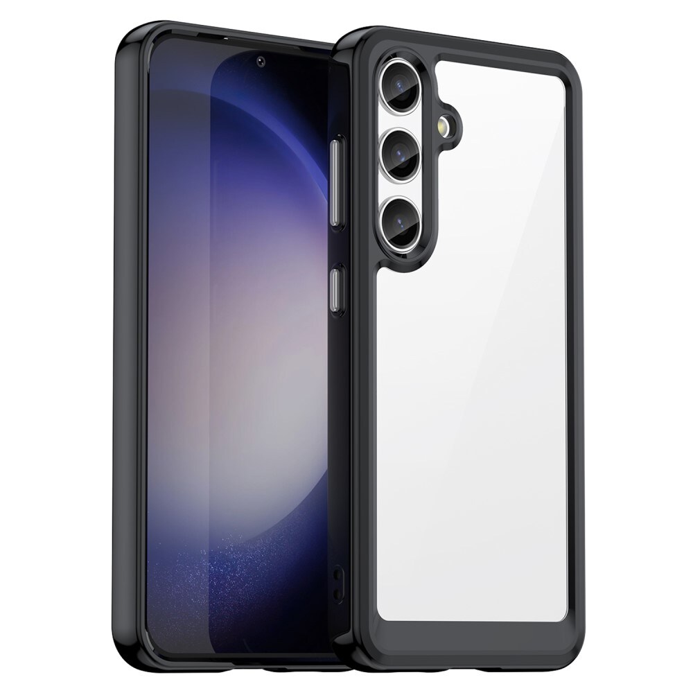Crystal Hybrid Case Samsung Galaxy S24 zwart
