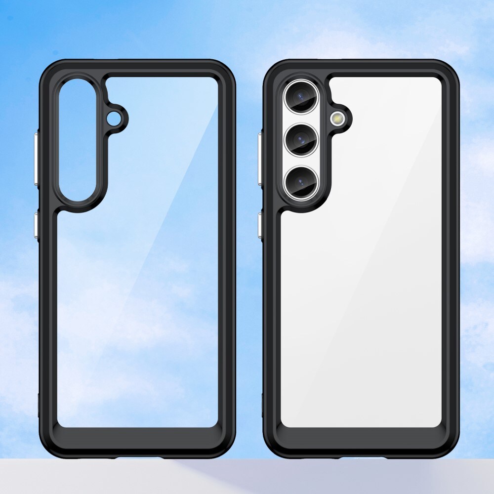 Crystal Hybrid Case Samsung Galaxy S24 zwart