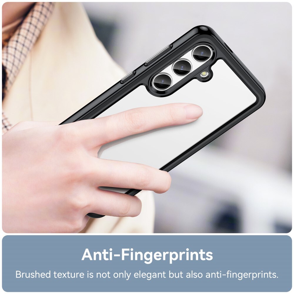 Crystal Hybrid Case Samsung Galaxy S24 zwart