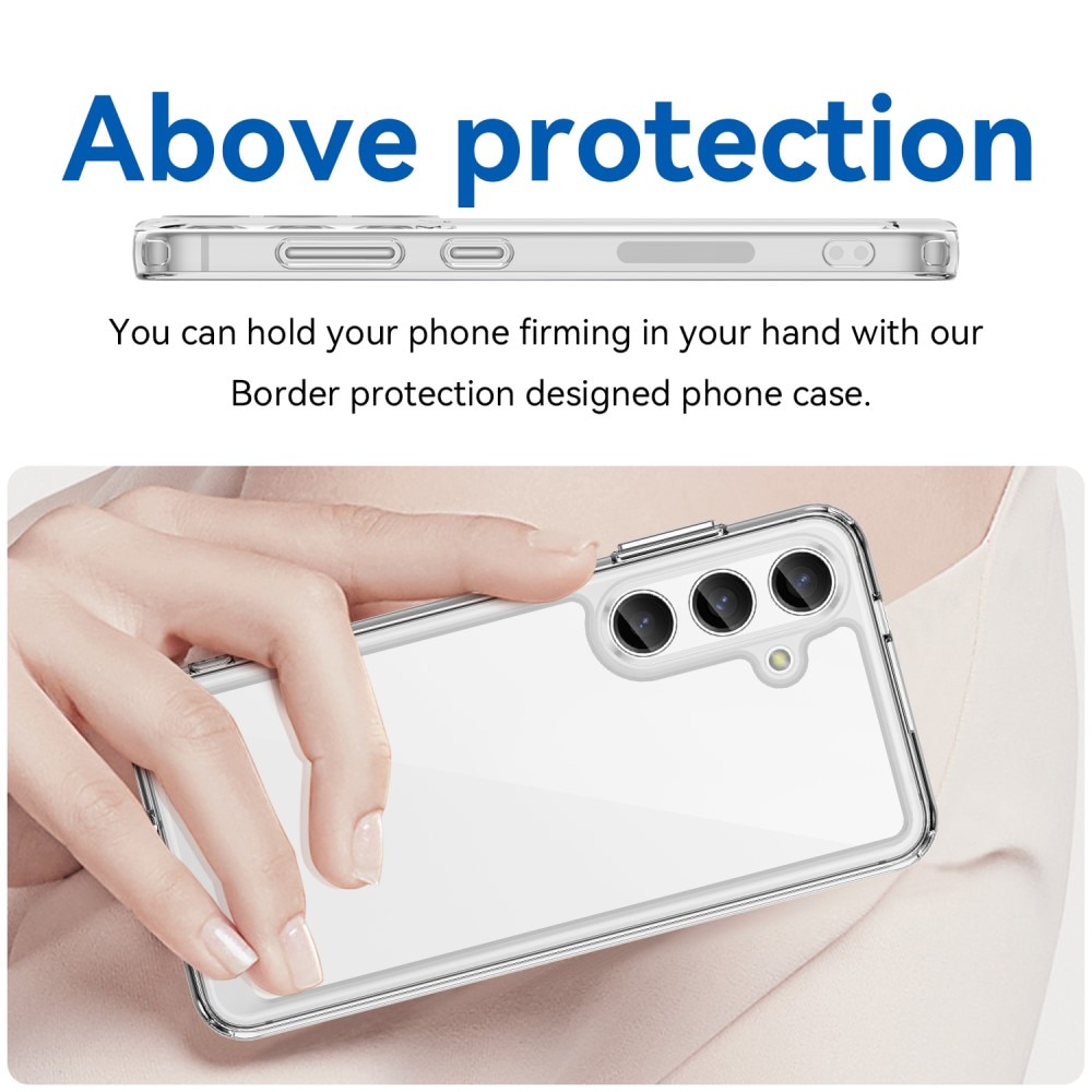 Crystal Hybrid Case Samsung Galaxy S24 transparant