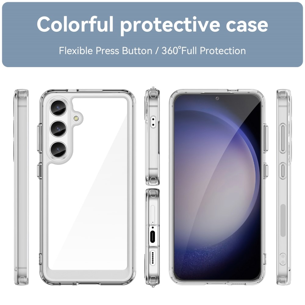 Crystal Hybrid Case Samsung Galaxy S24 transparant