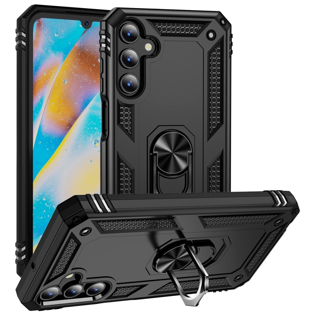 Samsung Galaxy A15 Hybridcase Tech Ring zwart