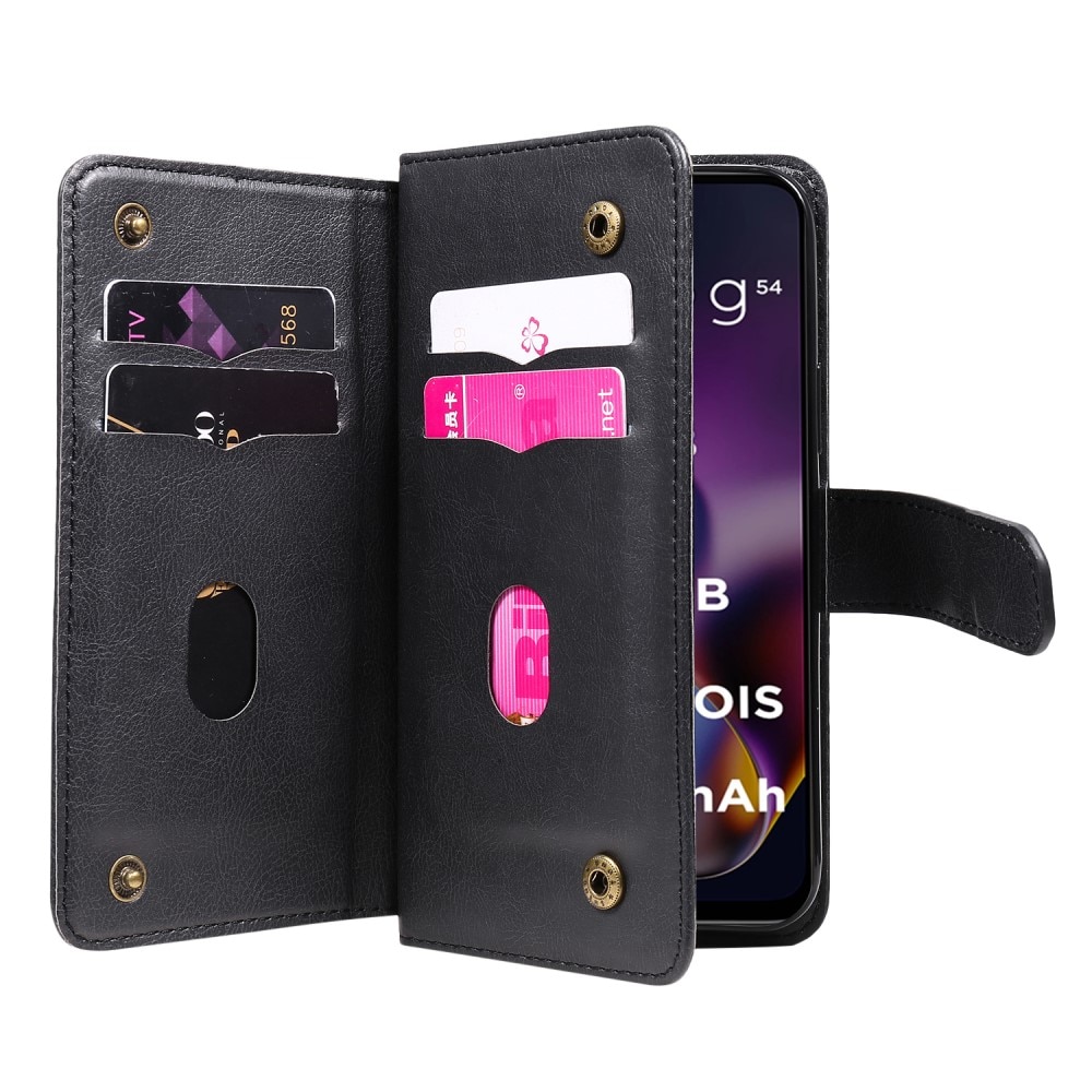 Motorola Moto G54 Smartphonehoesje Multi-slot, zwart