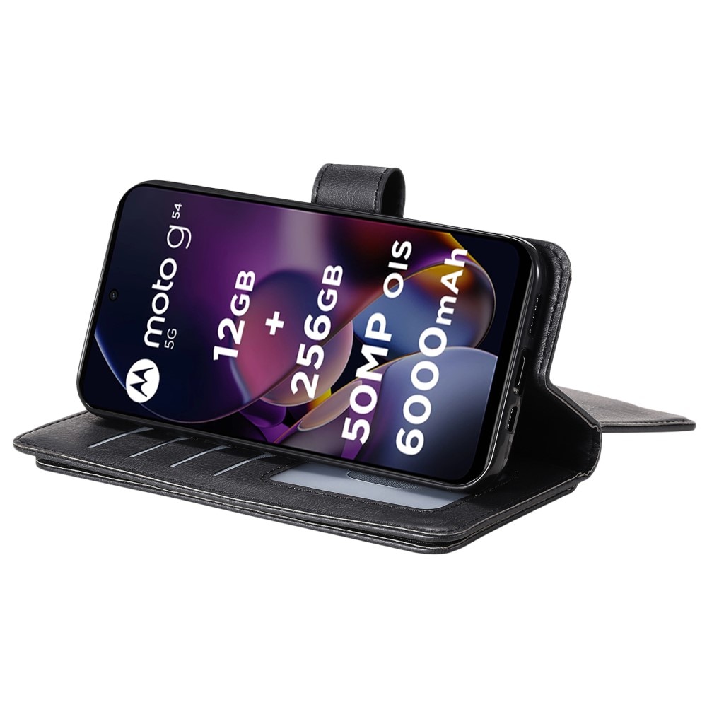 Motorola Moto G54 Smartphonehoesje Multi-slot, zwart