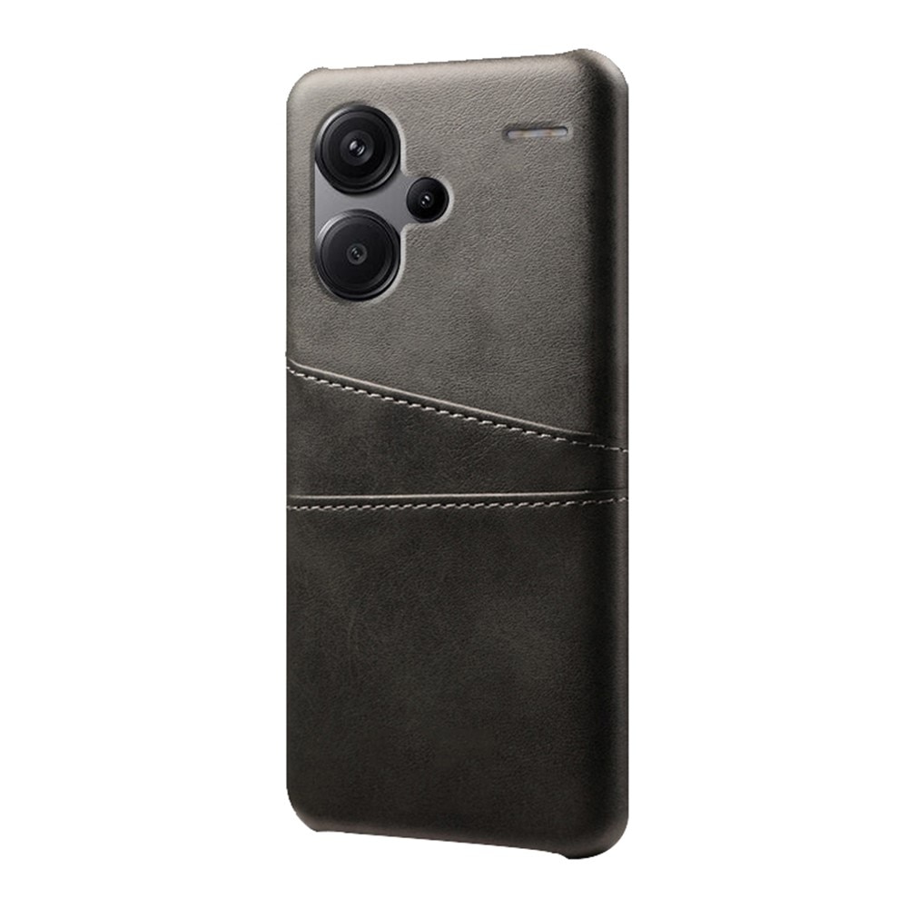 Card Slots Case Xiaomi Redmi Note 13 Pro Plus zwart