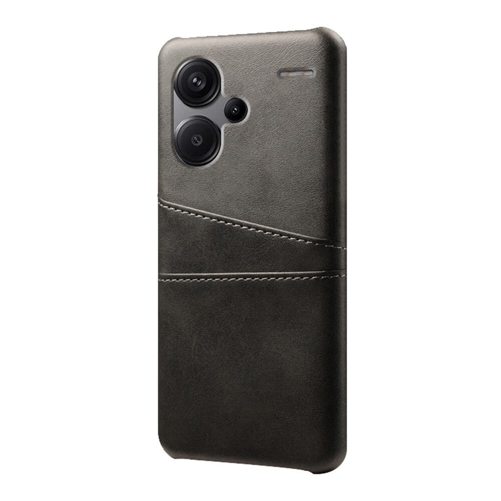 Card Slots Case Xiaomi Redmi Note 13 Pro Plus Zwart