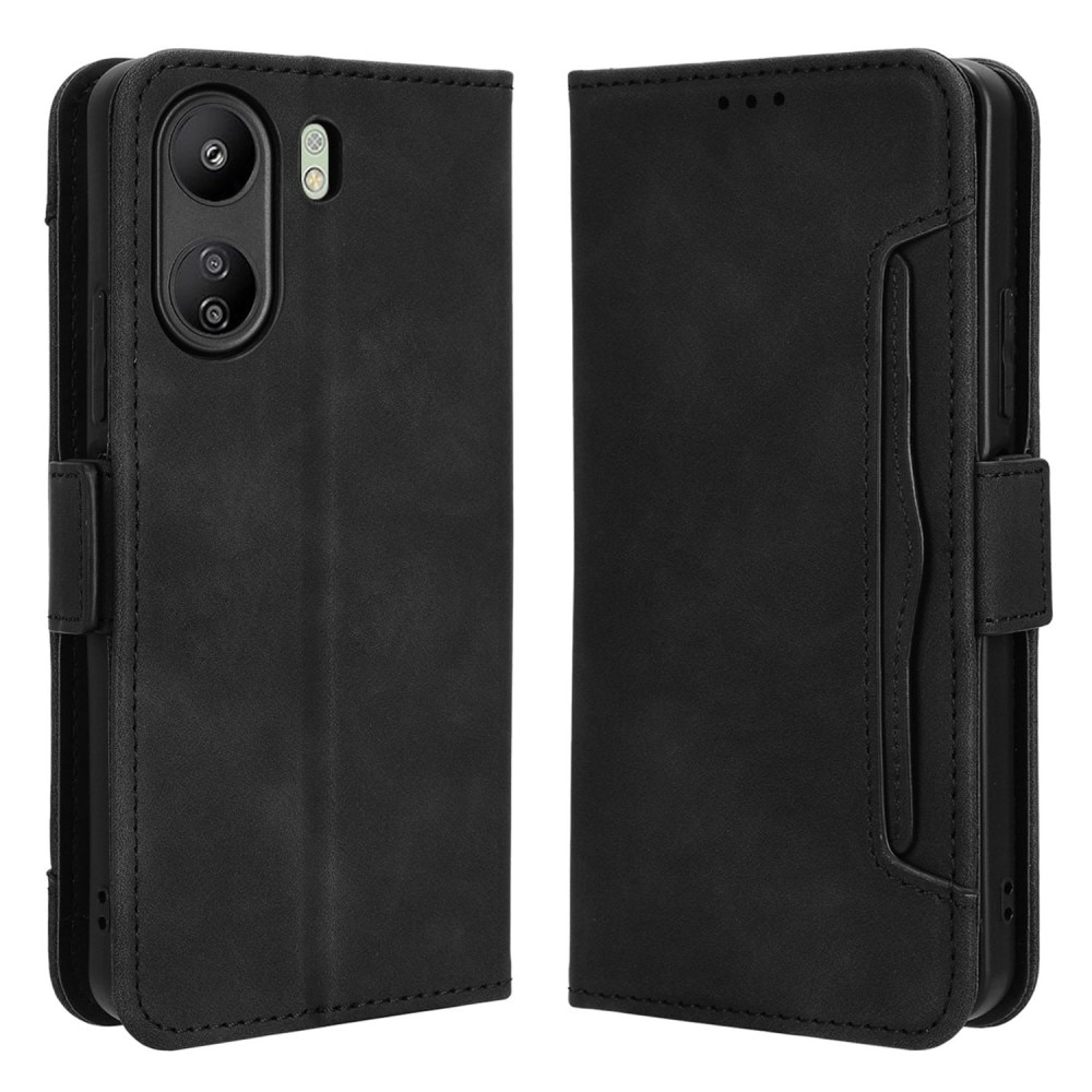 Xiaomi Redmi 13C Multi Bookcover hoesje zwart