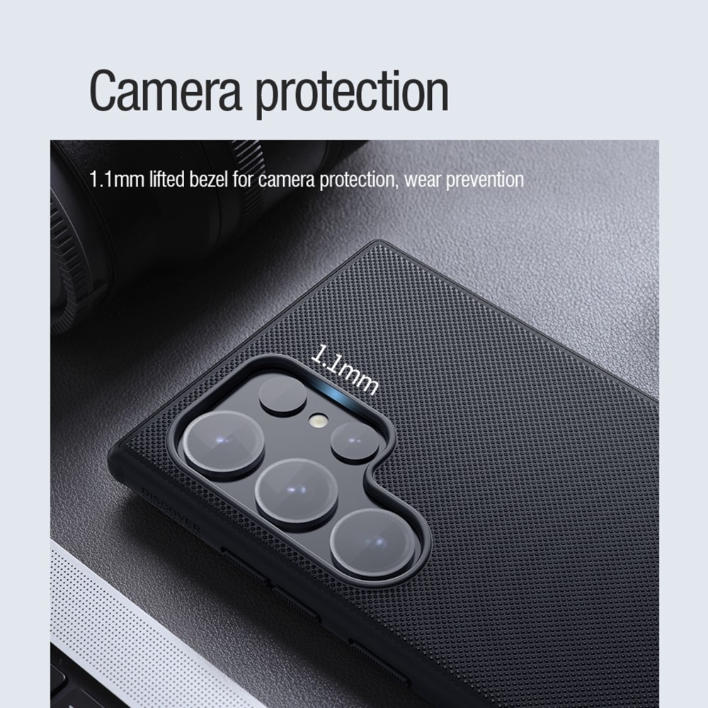 Frosted Shield MagSafe Samsung Galaxy S24 Ultra zwart