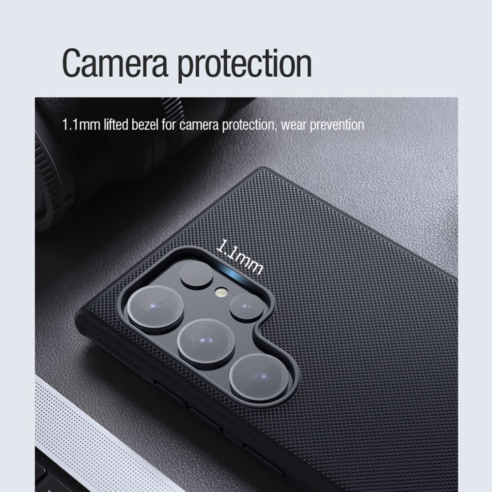 Frosted Shield MagSafe Samsung Galaxy S24 Ultra Zwart