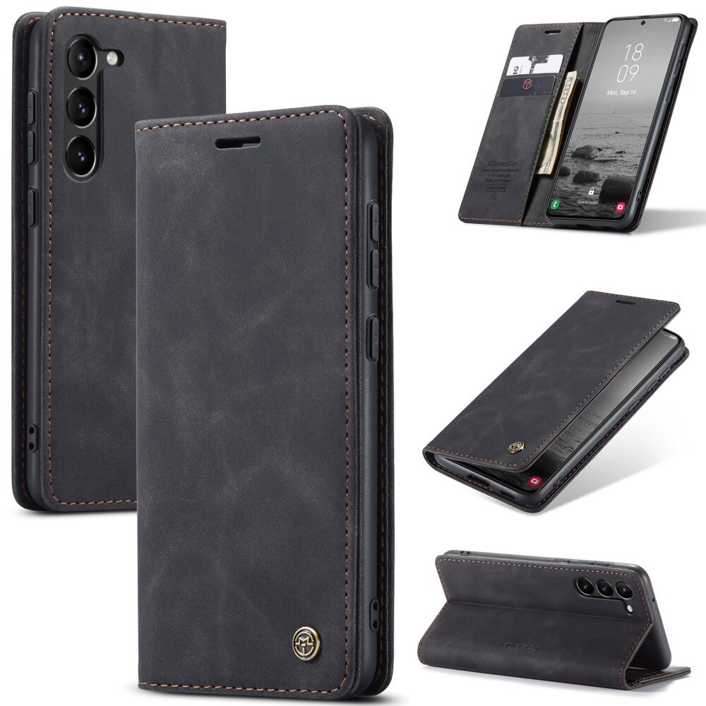 Slim Bookcover Hoesje Samsung Galaxy S24 Plus Zwart