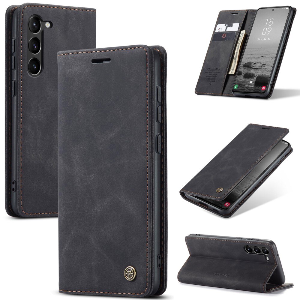 Slim Bookcover hoesje Samsung Galaxy S24 Plus zwart