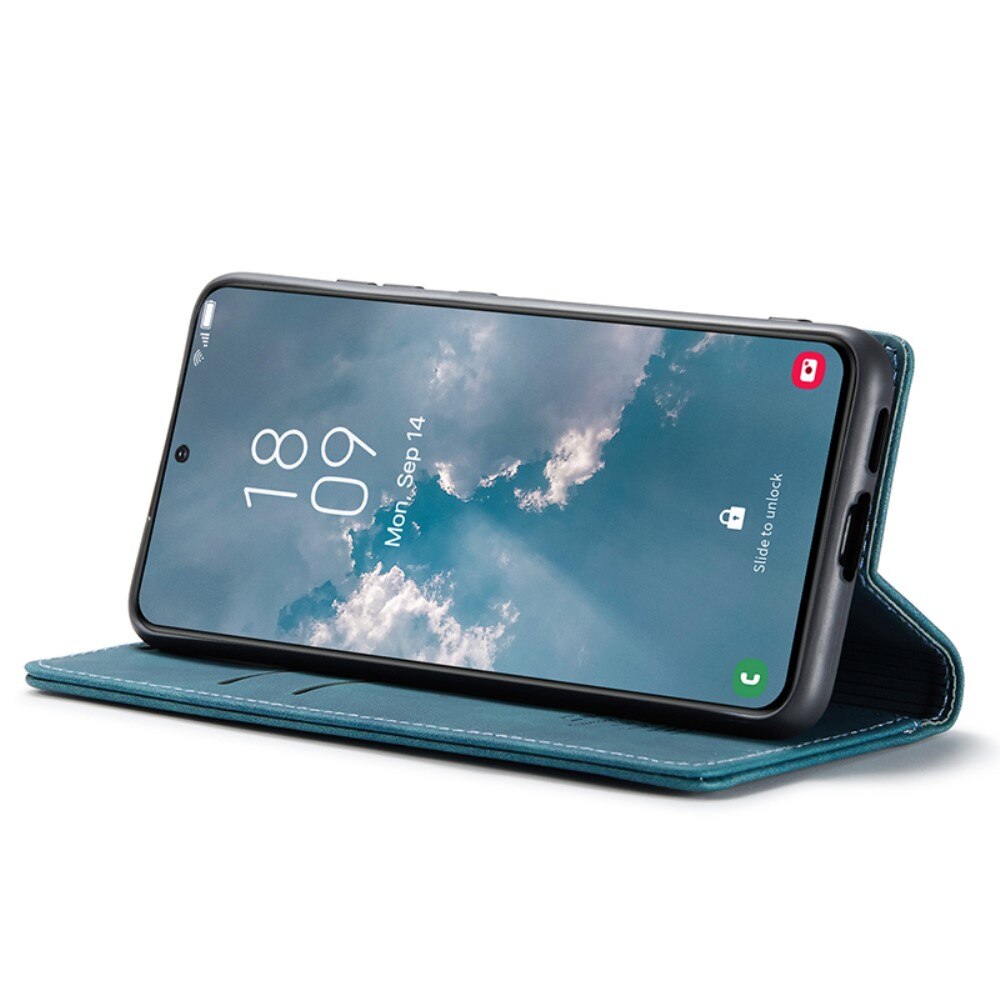 Slim Bookcover Hoesje Samsung Galaxy S24 Plus Blauw