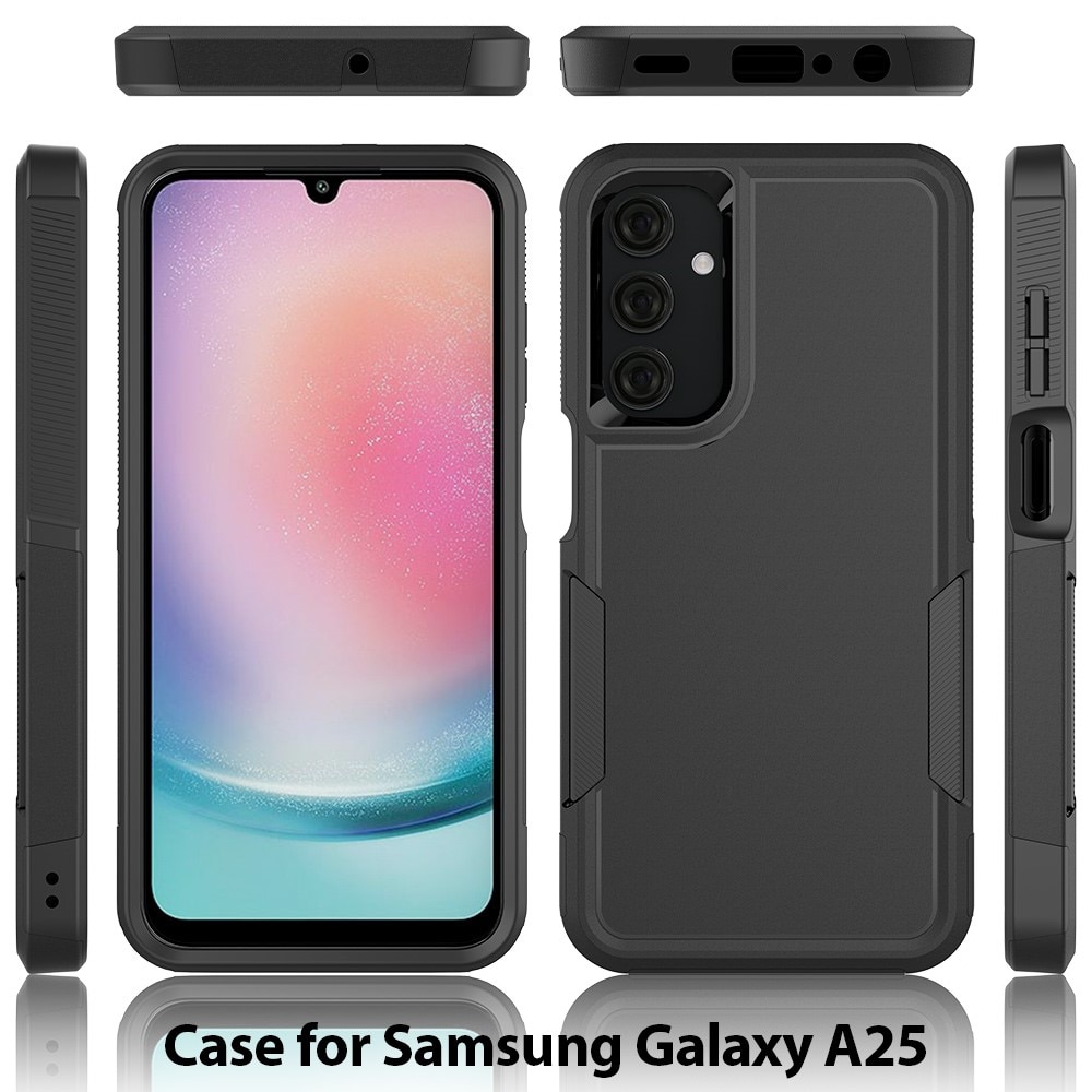 Samsung Galaxy A25 Off-road Hybridcase zwart