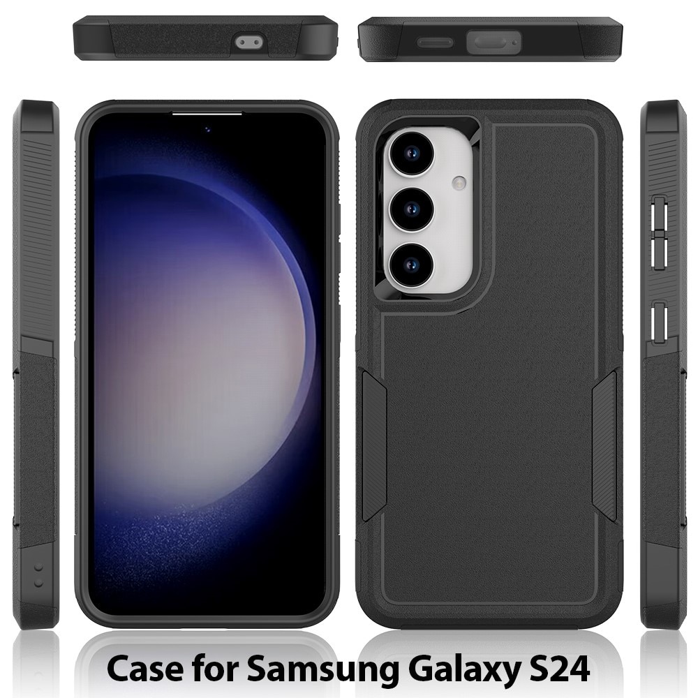 Samsung Galaxy S24 Off-road Hybridcase zwart