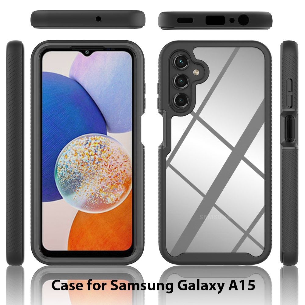 Samsung Galaxy A15 Full Protection Case zwart