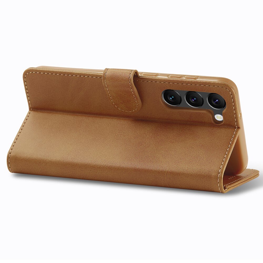 Bookcover hoesje Samsung Galaxy S24 cognac